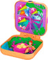 Polly Pocket Hidden Hideouts Lila Dino Discovery Compact Hidden Hideouts and Reveals, 3 Accessories, 1 Micro Lila Doll and Sticker Sheet