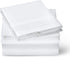 Love's cabin Full Size Sheet Sets White, Luxury Brushed Microfiber 1800 TC Bed Sheets for Full Size Bed, Wrinkle & Fade Resistant 4 Piece Sheet Set (1 Flat Sheet,1 Fitted Sheet,2 Pillow Cases)