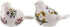 Portmeirion - Botanic Garden Collection - Bird-Shape Salt & Pepper Shaker Set - Dishwasher Safe