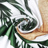ECOTOB Palm Tree Shower Curtain for Bathroom, Tropical Hawaii Coconut Palm Trees Nature Paradise Plants Foliage Leaves Fabric Bathroom Decor Set with Shower Curtain Hooks, 72x72 Inch