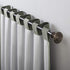 Sun Zero Hampshire Velvet Noise Reducing Thermal Extreme 100% Blackout Back Tab Curtain Panel, 50 in x 84, Moss Green