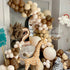 169pcs Brown Balloons Garland Kit with 18In 10In 5In Double-Stuffed Neutral Coffee Blush Nude Balloons for Tear Bear Jungle Safari Woodland Themed Wild One 1st Birthday Wedding Thanksgiving Boho Party Decorations (Brown/Blush/Nude)