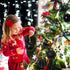3.14" Christmas Ball Ornaments 16 Pcs Christmas Tree Decorations Set Shatterproof Black Big Christmas Ornaments Balls with Hanging Loop for Holiday Party Wreath Xmas Tree Decor