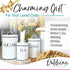 Outshine White Farmhouse Nesting Kitchen Canisters (Set of 3) | Kitchen Canister Set Perfect for Coffee, Tea, Sugar | Coffee Bar Accessories | Gift for Housewarming, Birthday, Wedding, Bridal Shower