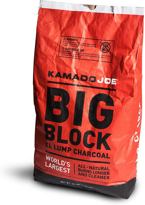 Kamado Joe KJ-CHAR Big Block XL Lump Charcoal, 20 pound