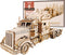 ROKR 3D Wooden Puzzle for Adults-Mechanical Car Model Kits-Brain Teaser Puzzles-Vehicle Building Kits-Unique Gift for Kids on Birthday/Christmas Day(1:40 Scale)(MC502-Heavy Truck)
