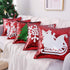 Coeufuedy Christmas Sequin Pillow Covers 18 x 18 Inch Reversible Red Sequins Pillow Case Sparkly Magic Mermaid Throw Decorative Pillowcase (Red-4 Pieces)