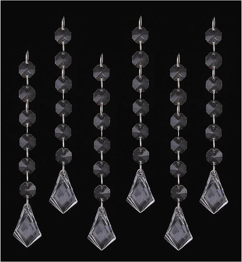 WAZHRMGHG Style 30PCS Acrylic Crystal Beads Garland Chandelier Hanging Wedding Party Celebration Decor €¦ (style 10)