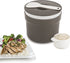 Progressive International Microwave Rice Cooker, 5 Piece Set, Gray