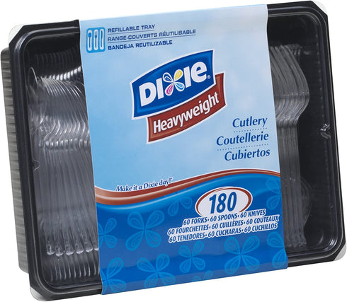 DIXIE Crystal Design 60-Piece Keeper Cutlery Set, 180