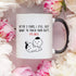 YouNique Designs 3rd Year Anniversary Mug, 11 Ounces, 3rd Wedding Anniversary Coffee Mug for Wife, Second Anniversary Cup for Wife, 3 Year Dating Mug for Her (Black Handle)