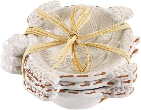 Mud Pie Turtle Shaped Dip Bowls, Mini, Set of 3