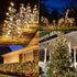 Battery Operated Christmas Lights 2 Pack 17.7 Feet 50 LED Clear Mini String Lights with 8 Modes Waterproof Tree Lights for Xmas Outdoor Indoor Holiday Party Garden Decor, Warm White