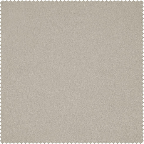 HPD Half Price Drapes VPCH-P Signature Blackout Velvet Curtain (1 Panel), 50 in x 84 in, Neutral Ground
