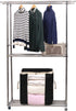 MISSLO King Comforters Storage Bag 120L for Blankets Clothes Sweaters Beddings Organizer with Reinfored Handles, Black