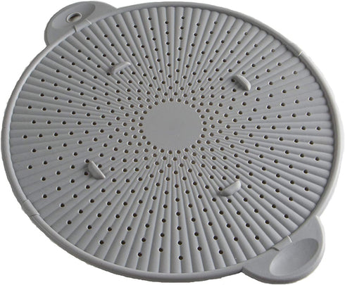 Simply Served Trivet 3-in-1 Splatter Screen, Large, Gray