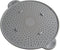 Simply Served Trivet 3-in-1 Splatter Screen, Large, Gray