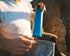 MIRA Stainless Steel Water Bottle - Hydro Vacuum Insulated Metal Thermos Flask Keeps Cold for 24 Hours, Hot for 12 Hours - BPA-Free One Touch Spout Lid Cap - 24 oz (710 ml), Space Blue