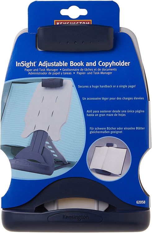 Kensington Insight Adjustable Book and Copyholder (K62058US) , White