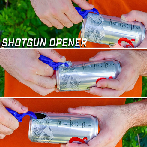 GoPong Ultimate Beer Shotgun Opener - Keychain Tool 10 Pack - Great for Party Favors, Tailgating and More - Choose Your Color