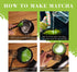 BambooMN Japanese Matcha Whisk Chasen - Traditional Handcurled 100 Tate Matcha Utensil - Natural Golden Brown - 2 Pieces