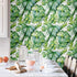 Blooming Wall Peel and Stick Removable Palm Leaf Self-Adhesive Prepasted Wallpaper Wall Mural (025)