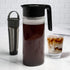 Goodful Airtight Cold Brew Iced Coffee Maker, Shatterproof Durable Tritan Plastic Construction, Leak-Proof Lid, Large Capacity with Premium Stainless Steel, 2.25 Qt, Black