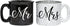 Mr and Mrs Couples Camping Ceramic Coffee Mug Set 15oz - Unique Wedding Gift For Bride and Groom - His and Hers Anniversary Present Husband and Wife - Engagement Gifts For Him and Her