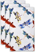 100 Dragonfly Guest Napkins 3 Ply Disposable Decorative Paper Hand Towels for Bathroom Dragonflies Party Spring Fall Napkin Supplies Guests Bathrooms Towel Bulk