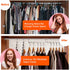 Ulimart Space Saving Hangers 12 Pack Closet Organizers and Storage Ugraded Space Saver Hangers Closet Organization Hangers Space Saving Hangers for Closet Wardrobe Dorms Hanger Organizer