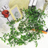 AUSTOR 2 Packs Artificial Hanging Plants with Pot Fake Plants Hanging Vines Shelf Plants Artificial Decor Potted Plants for Home Indoor Outdoor Office