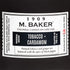 Colonial Candle Tobacco & Cardamom Scented Jar Candle, M. Baker Collection, 2 Wick, Grey, 14 oz - Up to 60 Hours Burn