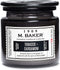Colonial Candle Tobacco & Cardamom Scented Jar Candle, M. Baker Collection, 2 Wick, Grey, 14 oz - Up to 60 Hours Burn
