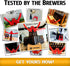 Bottle Capper - by Brewingon - Home Brewing Kit With 20 Caps and Red Opener - Perfect to Seal Your Bottles - Video and eBook - How to Make Your Own Craft Beer! 15 Great Homebrew Recipes to Try