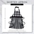 DII North Pole Holiday Chef Collection, Skirted Apron, Mrs. Claus