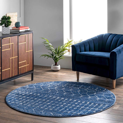 nuLOOM Moroccan Blythe Accent Rug, 2' x 3', Dark Blue