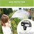 KGDJS Sprinkler Timer, Rain Sensor Water Timer Garden Outdoor Hose with Manual/Automatic/Rain Delay Watering System, Hose Timer with Six Irrigation Modes Memory for Lawn, Garden, Black