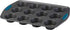 Rachael Ray Yum -o! Nonstick Bakeware 12-Cup Muffin Tin With Grips / Nonstick 12-Cup Cupcake Tin With Grips - 12 Cup, Gray
