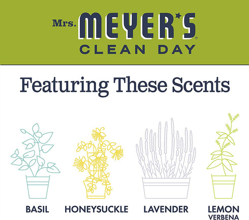 Mrs. Meyer's Multi-Surface Cleaner Concentrate, Use to Clean Floors, Tile, Counters, Lemon Verbena Scent, 32 Oz - Pack of 2