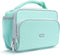 Amersun Kids Lunch Box,Durable Insulated School Lunch Bag with Padded Liner Keep Food Warm Cold for Long Time,Water-resistant Thermal Travel Office Lunch Cooler for Girls Boy-2 Pocket,Light Blue