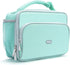 Amersun Kids Lunch Box,Durable Insulated School Lunch Bag with Padded Liner Keep Food Warm Cold for Long Time,Water-resistant Thermal Travel Office Lunch Cooler for Girls Boy-2 Pocket,Light Blue