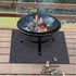 Fire Pit Mat”Stove fire mat?Retardant | Heat Resistant?Ember Mat and Grill mat?Absorbent Material? Protect Your Deck, Terrace, Lawn or Campground from Embers?Waterproof Backing?Washable (36"×36")