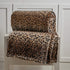 softan Leopard Print Flannel Blanket Lightweight Super Soft Ultra Luxurious Plush Fleece Blankets (Leopard, Throw(50"×60"))