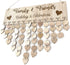 Yeekea Family & Friends Birthday Celebration Reminder Decorative Signs Plaques Anniversary Wall Hanging Calendar