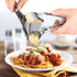 Nurch Rotary Cheese Grater Vegetable Stainless Steel Cheese Grater Shredder Cutter Grinder with 3 Drum Blades