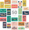 Religious Motivational Quote Cards / 2" x 3.5" Flat Business Card Size / 50 Positivity Cards / 25 Uplifting Christian Designs