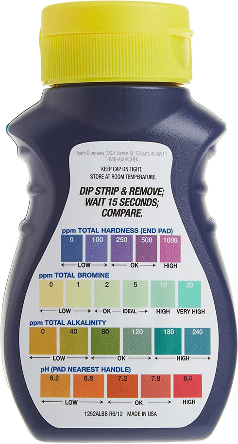 Blue Wave NP210 Bromine Swimming Pool Test Strips, 1-Pack