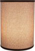 Aspen Creative 31268 Transitional Drum (Cylinder) Shaped Spider Construction Lamp Shade in Straw Yellow, 8" wide (8" x 8" x 11")