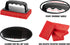 CALUVAR 11 Piece Griddle Cleaning kit Includes 10 Cleaning Pads and Sturdy Ergonomic Handle, Perfect for Easily Cleaning Your Blackstone griddles, Grills, cast Iron cookware, stoves, BBQ's and More