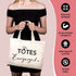 Prazoli Engaged Tote Bag - Engagement Gifts for Couples & Women , Bachelorette Gifts for Bride to Be Gifts , Honeymoon Essentials , Engaged Gifts for Her , Cute Bridal Shower Gift for Future Mrs